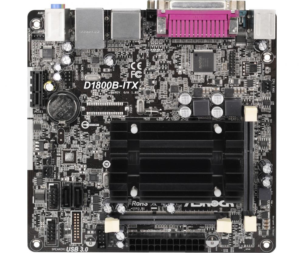 Asrock d1800b itx замена процессора