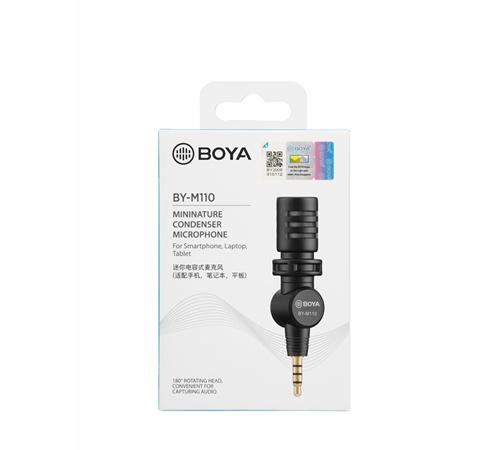 BOYA Miniature Condenser Microphone BY-M110 