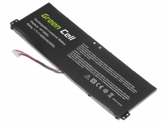 Laptop Battery for AP16M5J r Acer Aspire 3 A315 A315-31 A315-42 A315-51 A317-51 Aspire 1 A114-31   7.7V 4550mAh GREEN CELL 
