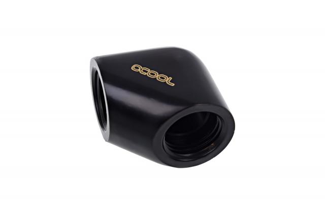 Alphacool Eiszapfen L-connector G1/4 inner thread to G1/4 inner thread - deep black 