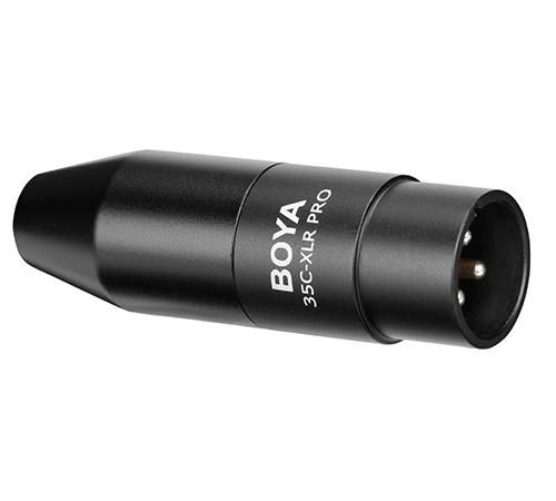 BOYA Mini-Jack to XLR Adapter with Power Convert 35C-XLR Pro 