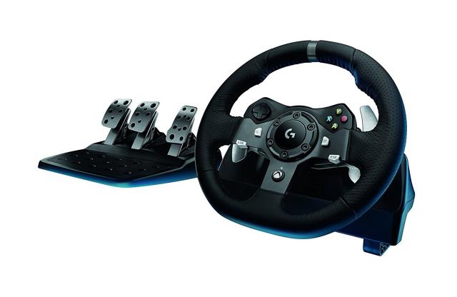 Волан Logitech Driving Force G920 за Xbox One / PC в комплект с геймърски слушалки Astro A10 