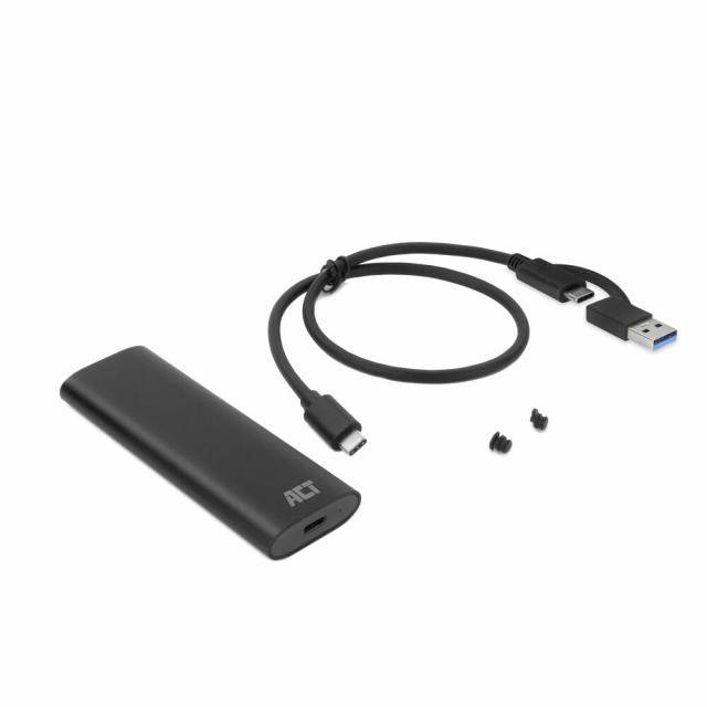 Чекмедже за диск ACT  AC1615, USB-C M.2 NVMe / PCIe SSD 