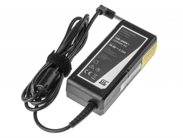 Notebook Power Supply HP PRO Charger / AC Adapter 19.5V 3.33A 65W for HP 250 G2 G3 G4 G5 15-R 15-R100NW 15-R101NW 15-R104NW 15-R233NW  4,5mm- 3,0mm GREEN CELL 