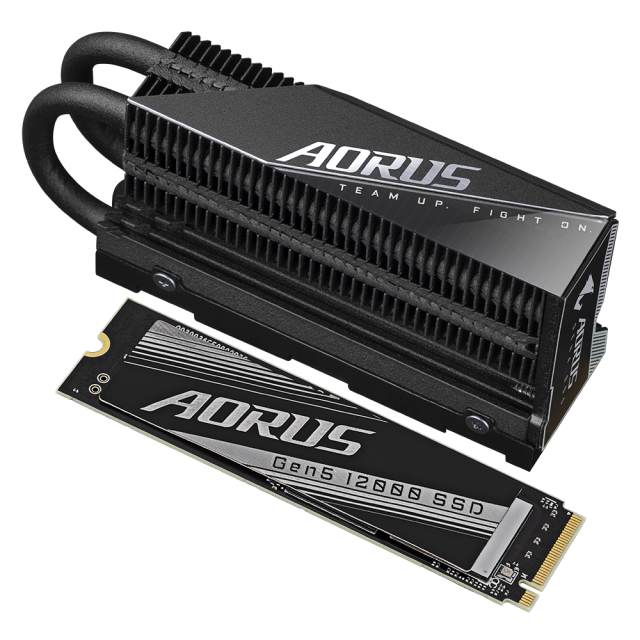 SSD Gigabyte AORUS 12000, 2TB, NVMe, PCIe Gen5 