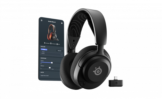 Геймърски безжични слушалки SteelSeries Arctis Nova 5 - Черно 