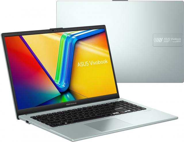 Лаптоп ASUS VivoBook Go 15 E1504FA-NJ935, 15.6" FHD, Ryzenn 3 7320U, 8GB LPDDR5, 512GB SSD 