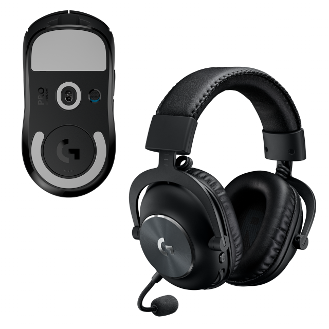 Бъндъл Геймърска мишка Logitech G Pro X Superlight и Слушалки Logitech G Pro 