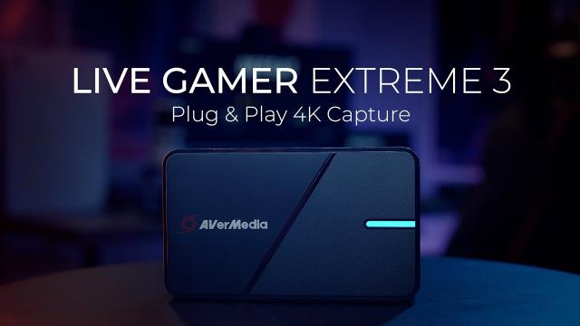 External Capture AVerMedia LIVE Gamer Extreme 3 - 4K Plug&Play 