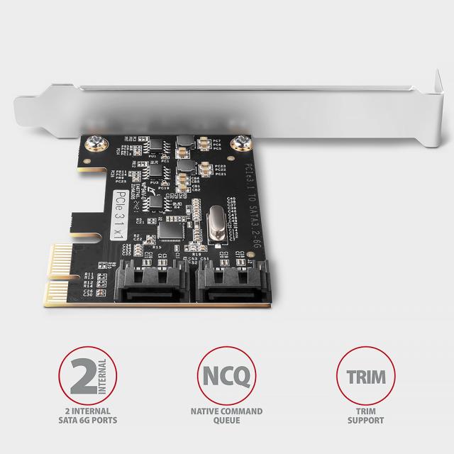 Controller ESTILLO AXAGON PCES-SJ2, PCI-ex - 2 x SATA 6G port 