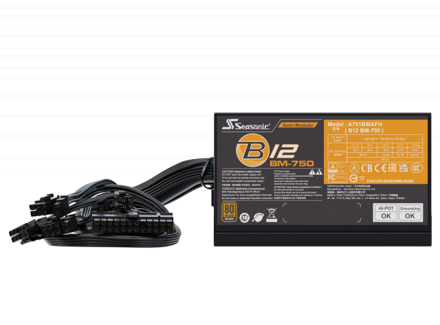 Захранващ блок Seasonic B12BM 750W Bronze 85+ 