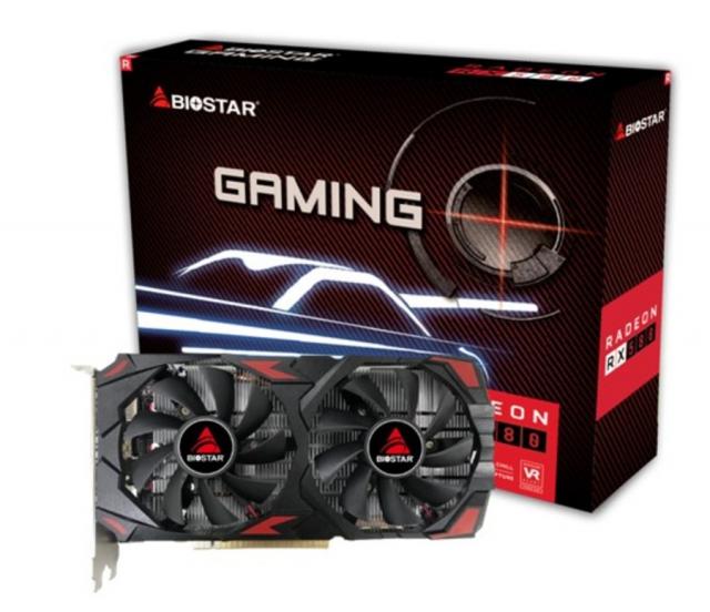 Graphic card BIOSTAR AMD Radeon RX580 8GB GDDR5 