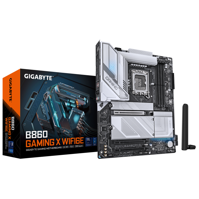 Дънна платка GIGABYTE B860 GAMING X WIFI 6E, LGA 1851 