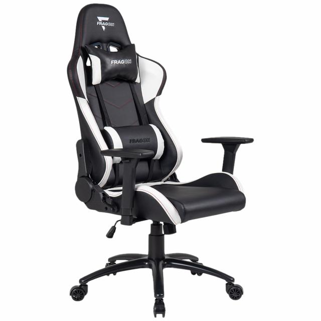 Gaming Chair FragON 3X Series Black/White, Aluminium 