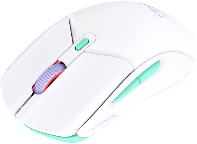 Геймърска безжична мишка HyperX Pulsefire Haste 2 Core White 