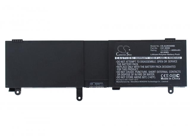 Батерия за лаптоп ASUS  C41-N550  N550 LiPo 15V 4000mAh Cameron Sino 