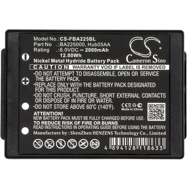 Camera Battery for Crane Remote Control  HBC Radiomatic Eco, Micron 4,6  SPECTRUM 1,2 BA225000 NIMH 6V 2000mAh black Cameron Sino 