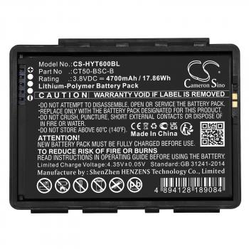 Батерия за баркод скенер Honeywell Dolphin CT60 CT65  CT50-BSC-B  LiIPo  3.8V 4700mAh Cameron Sino