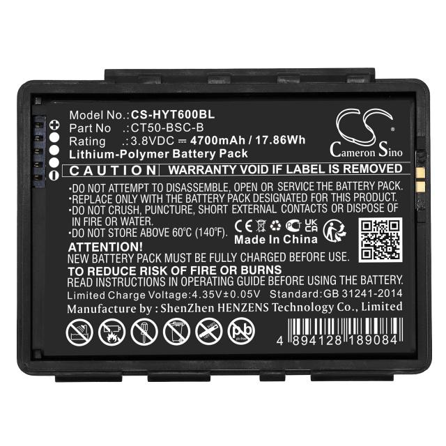 Батерия за баркод скенер Honeywell Dolphin CT60 CT65  CT50-BSC-B  LiIPo  3.8V 4700mAh Cameron Sino 