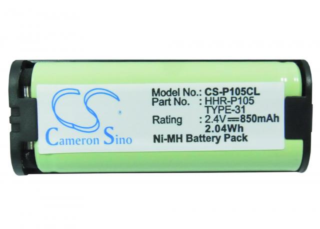 Батерия за телефон 2,4V 850mAh pack HHR-P105 за PANASONIC KX242  Cameron Sino 