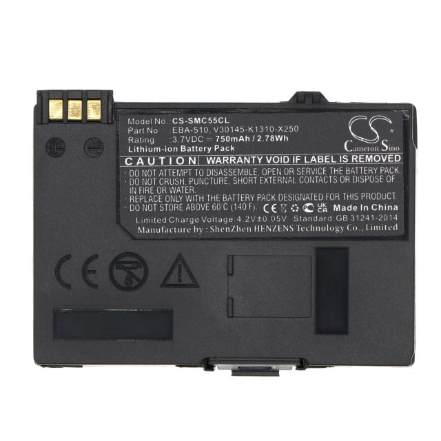 Battery for cordless phone Siemens Gigaset SL1   3,7V 750mAh LiIon CAMERON SINO 