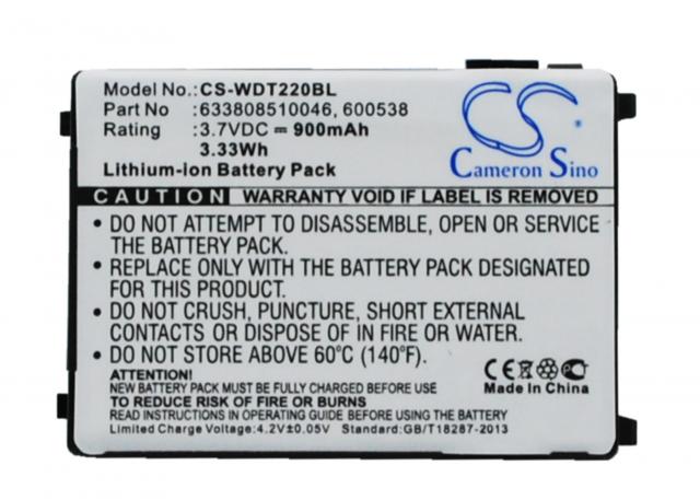 Camera Battery for  barcode scanner DATALOGIC  Falcon PT40, PSC PT40, Unitech HT630  LiIon 3.7V 900mAh Cameron Sino 