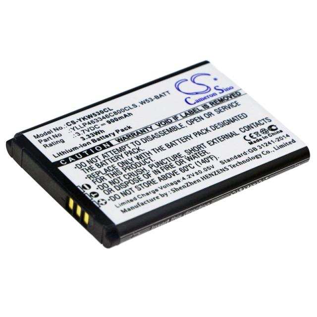 Battery for cordless phone Yealink W53 W73  3,7V 900mAh LiIon CAMERON SINO 