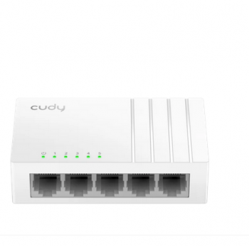 Суич Cudy GS105U, 5 портов, 10/100/1000, Auto-MDI/MDIX, USB-C Port