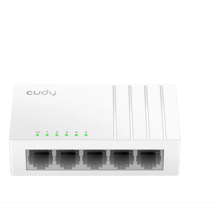 Switch Cudy GS105U, 5 ports, 10/100/1000, Auto-MDI/MDIX, USB-C Port 