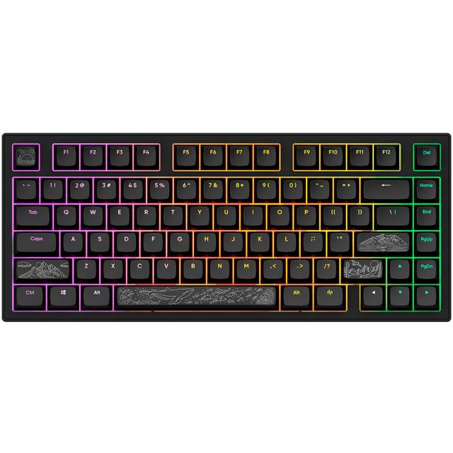 Геймърскa механична клавиатура Dark Project ALU81A Terra Nostra Black RGB 