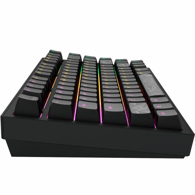 Геймърскa механична клавиатура Dark Project ALU81A Terra Nostra Black RGB 