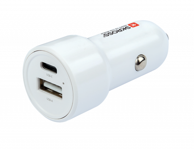 Зарядно за кола SKROSS, USB-A, USB-C, PD, 65W 