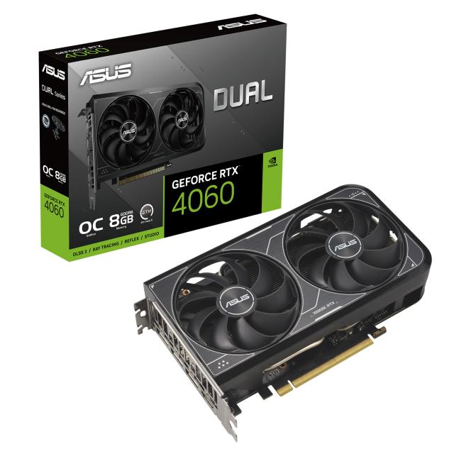 Видео карта ASUS DUAL GeForce RTX 4060 V2 OC 8GB GDDR6 