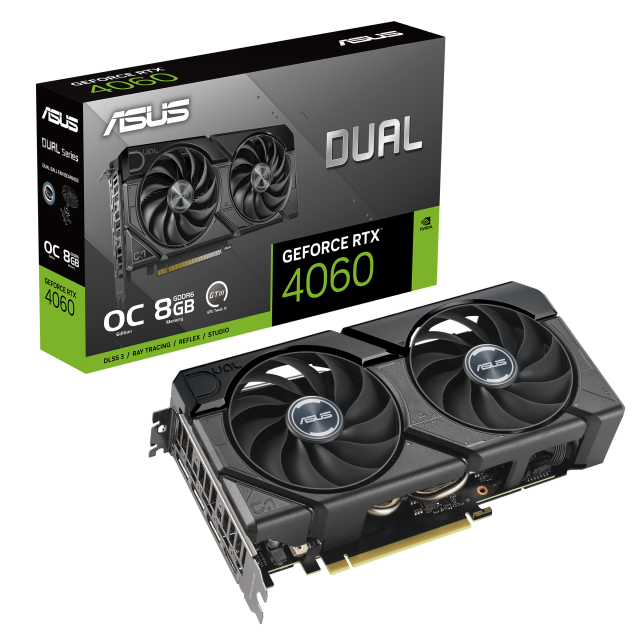 Видео карта ASUS DUAL GeForce RTX 4060 EVO OC 8GB GDDR6 