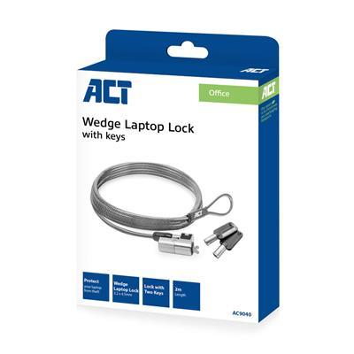 Цифрово заключващо устройство за лаптоп ACT LOCK AC9040, 2.0 m 