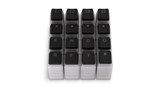 Keycaps ENDORFY - 124 pcs PBT - US Layout 