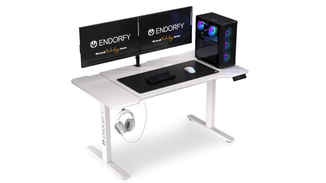 Gaming Desk ENDORFY - Atlas L Electric - Onyx White 