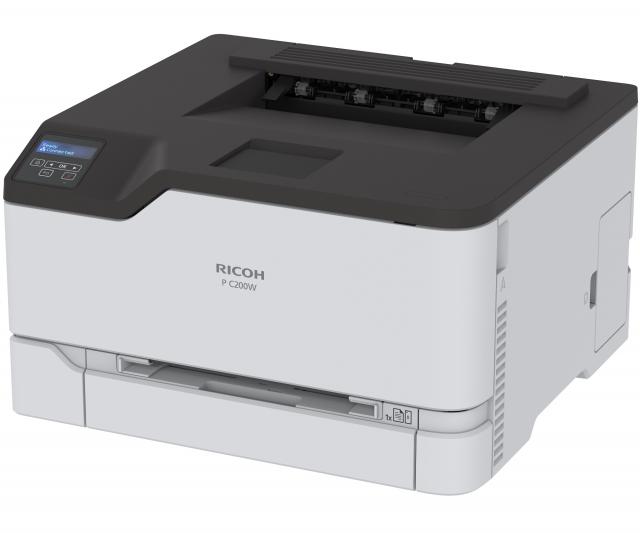 Лазерен принтер RICOH P C200W, Цветен, USB 2.0, LAN, WiFi, A4, 24 ppm, Разопакован 