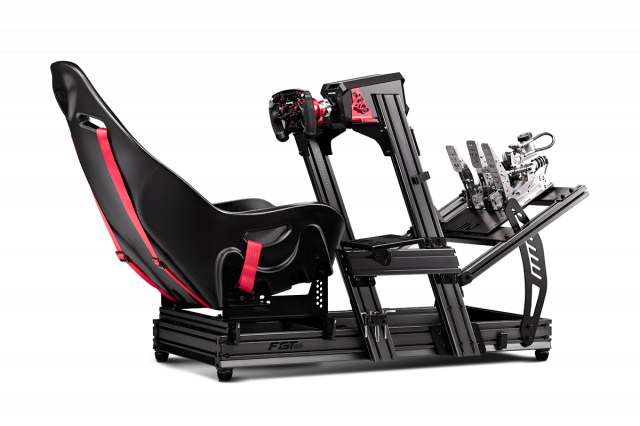 Next Level Racing F-GT Elite Aluminium Simulator Cockpit - Front and Side Mount Edition 