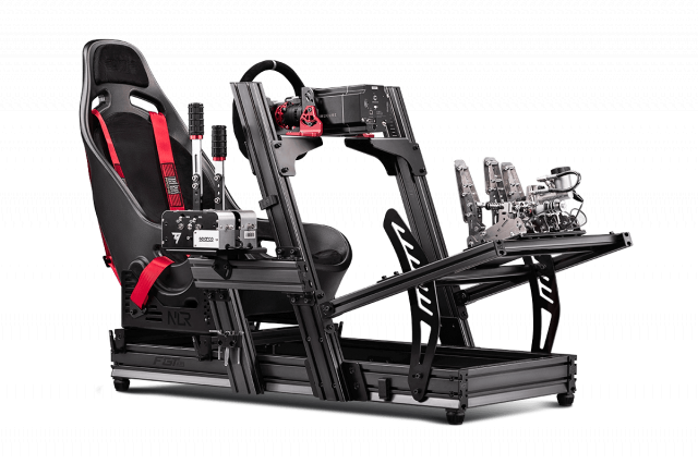 Next Level Racing F-GT Elite Aluminium Simulator Cockpit - Front and Side Mount Edition 