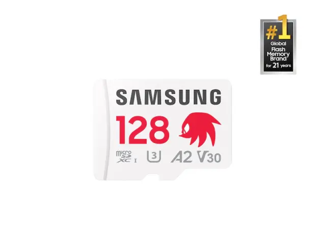 Карта памет Samsung SONIC PRO PLUS, microSDXC, UHS-I, 128GB, Адаптер 