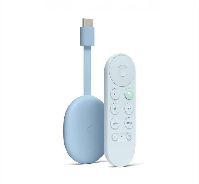 Мултимедиен плеър Google Chromecast with Google TV, HDMI,4K, Sky 