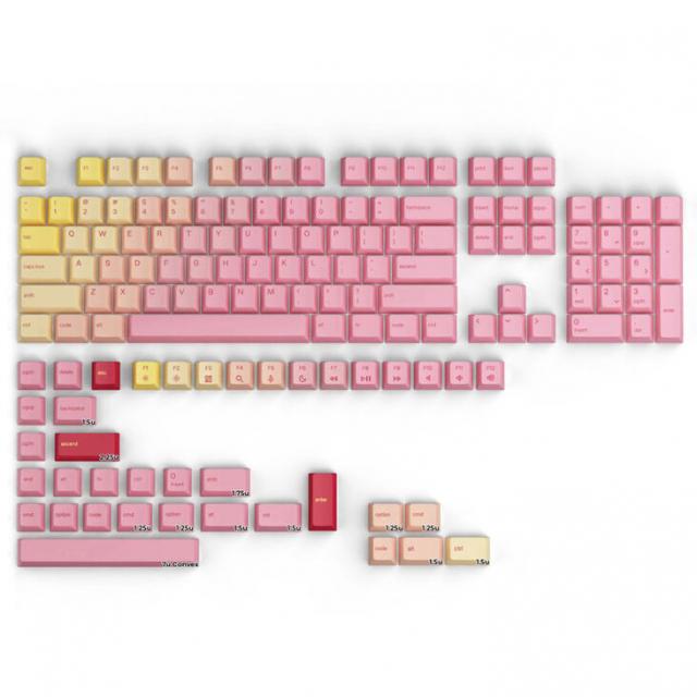 Glorious GPBT Keycaps - Pink Grapefruit 