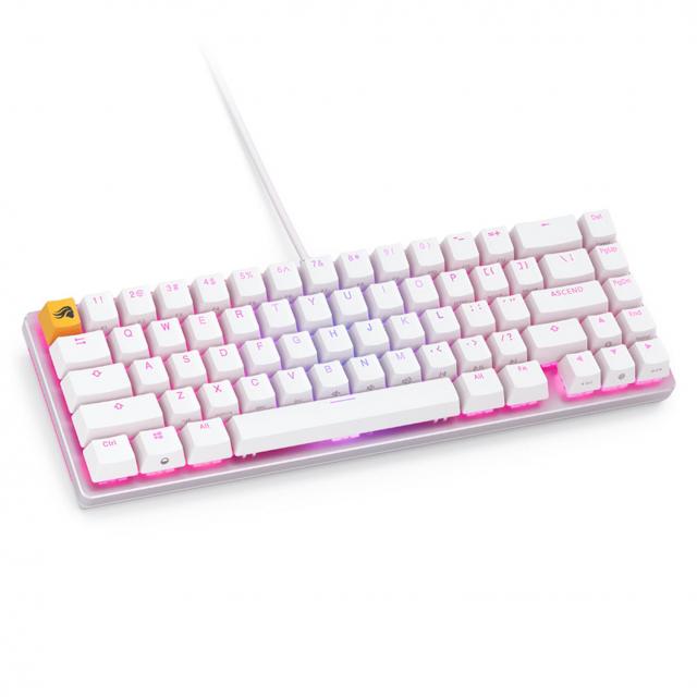 Геймърска механична клавиатура Glorious GMMK 2 White Compact- Fox Switches US-Layout 