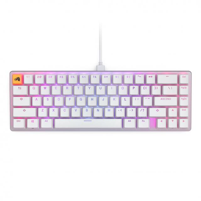 Gaming Mechanical keyboard Glorious GMMK 2 White Compact- Fox Switches US-Layout 