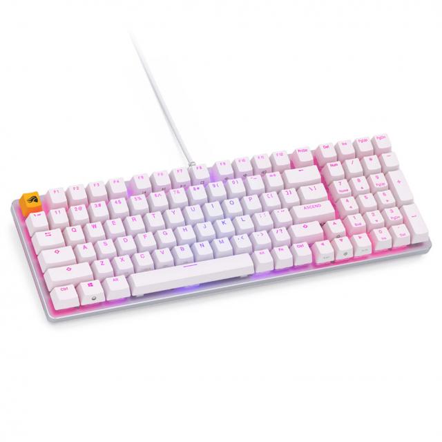 Gaming Mechanical keyboard Glorious GMMK 2 White - Fox Switches US-Layout 