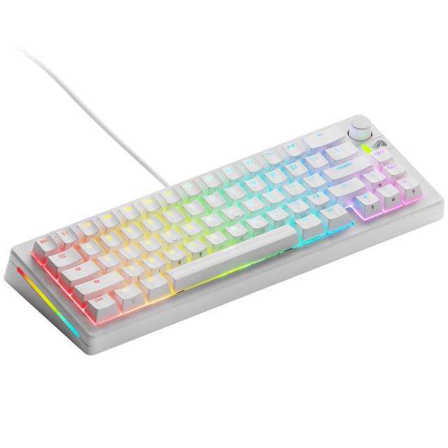 Gaming Mechanical keyboard Glorious GMMK 3 65% White - Fox HE Switches 