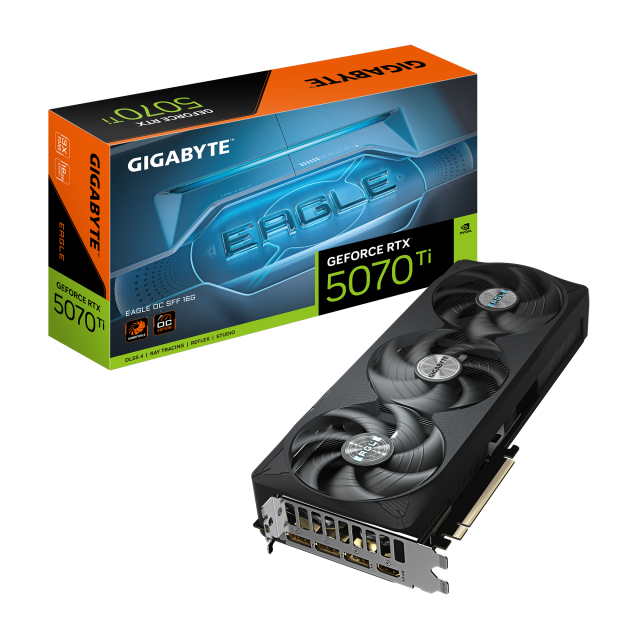 Видео карта GIGABYTE RTX 5070 TI EAGLE OC SFF 16GB GDDR7 