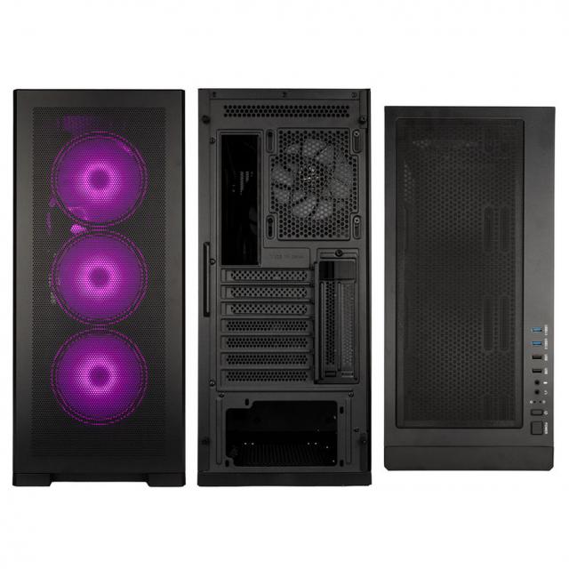 Кутия Kolink Unity Meshbay ARGB Mid-Tower, Black 