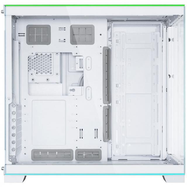 Case Lian Li PC-O11 Dynamic EVO RGB Mid-Tower, Tempered Glass, White 